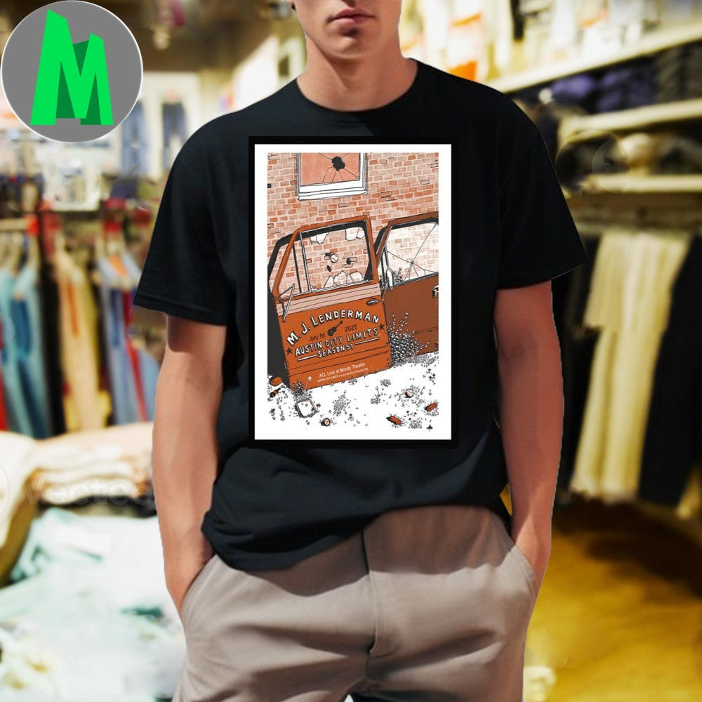MJ Lenderman Austin City Limits Poster - Adult & Kids T-Shirts, Sweatshirts & Hoodies apparel design preview 1