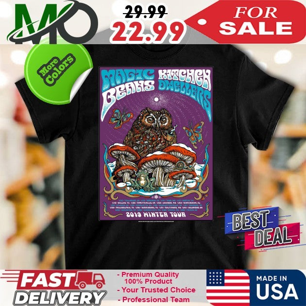 Magic Beans Kitchen Dwellers 2019 Winter Tour - Adult & Kids T-Shirts, Sweatshirts & Hoodies apparel design preview 1