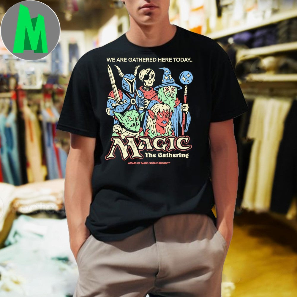 Magic The Gathering We Are Gathered Here Today - Adult & Kids T-Shirts, Sweatshirts & Hoodies apparel design preview 1