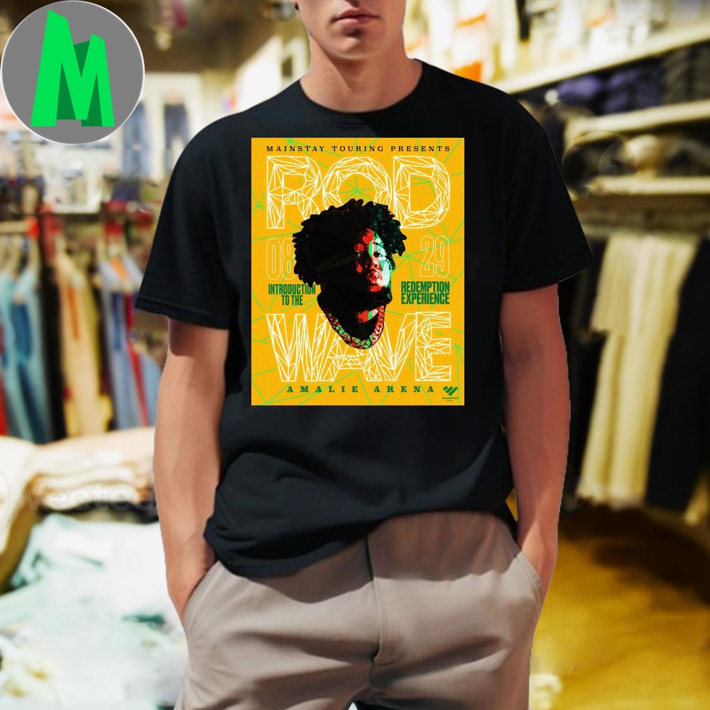 Mainstay Touring Presents Rod Wave Redemption - Adult & Kids T-Shirts, Sweatshirts & Hoodies apparel design preview 1