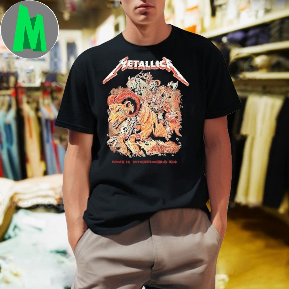 Metallica M72 Denver 2025 Venue Night 2 In CO On June - Adult & Kids T-Shirts, Sweatshirts & Hoodies apparel design preview 1