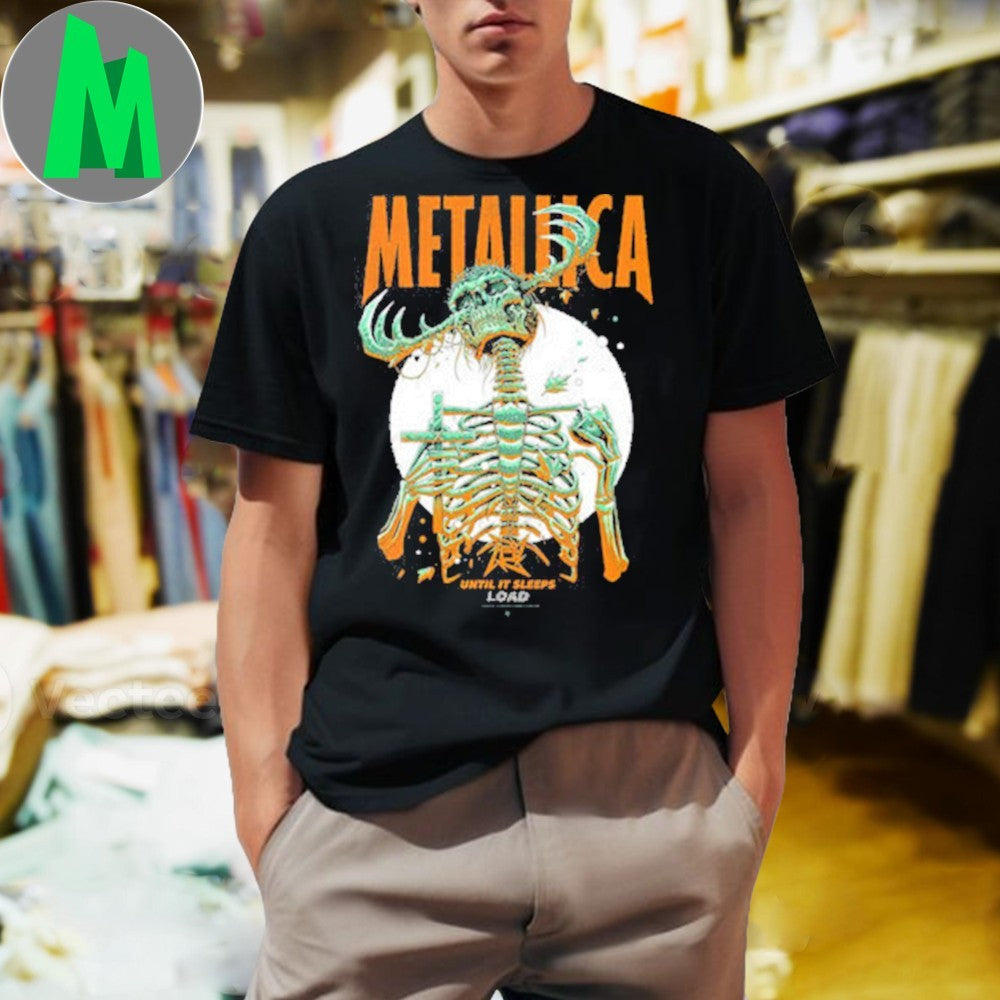 Metallica Until It Sleeps Load Remastered Skull - Adult & Kids T-Shirts, Sweatshirts & Hoodies apparel design preview 1