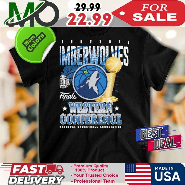 Minnesota Timberwolves 2025 Western Conference Finals - Adult & Kids T-Shirts, Sweatshirts & Hoodies apparel design preview 1