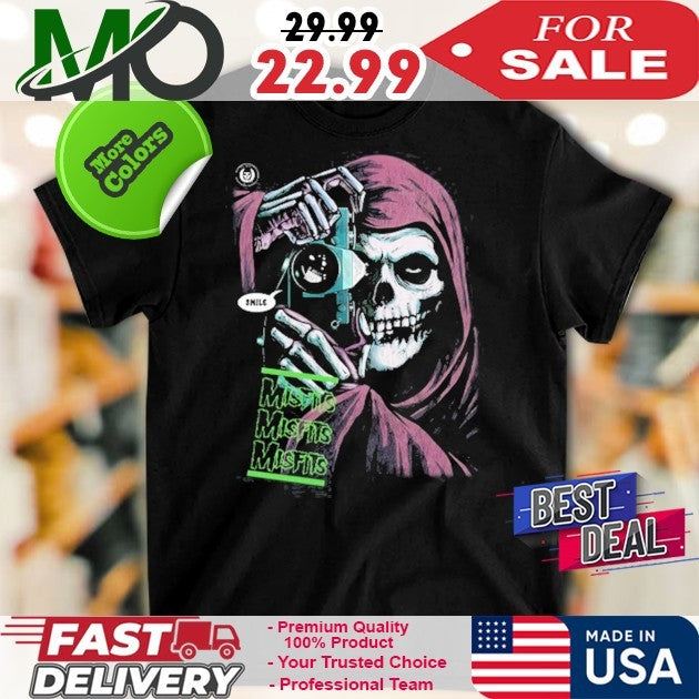 Misfits The Killing Fiend Grim Reaper Skull Graphic - Adult & Kids T-Shirts, Sweatshirts & Hoodies apparel design preview 1