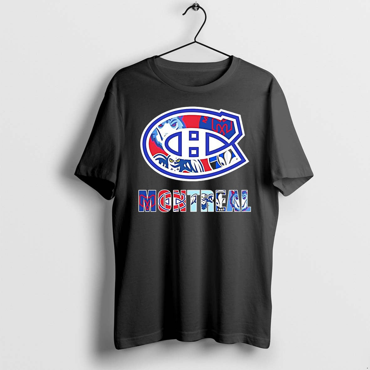 Official Montreal Sports Teams Collage Canadiens - Adult & Kids T-Shirts, Sweatshirts & Hoodies apparel design preview 1