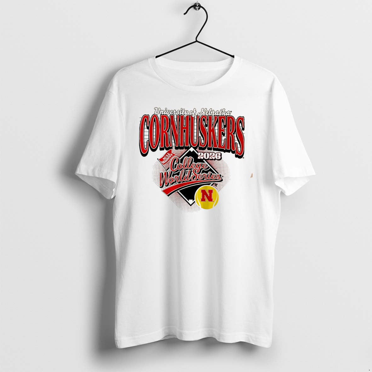 Official Nebraska Softball 2026 Ncaa Womens College - Adult & Kids T-Shirts, Sweatshirts & Hoodies apparel design preview 1