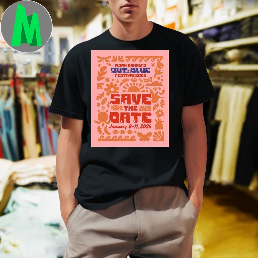 Noah Kahan's Out Of The Blue Festival 2026 Concert - Adult & Kids T-Shirts, Sweatshirts & Hoodies apparel design preview 1