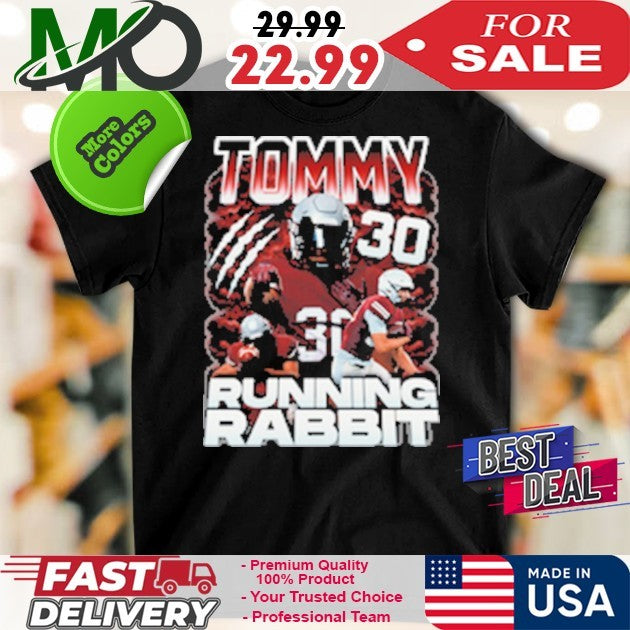 Number 30 Tommy Running Rabbit - Adult & Kids T-Shirts, Sweatshirts & Hoodies apparel design preview 1