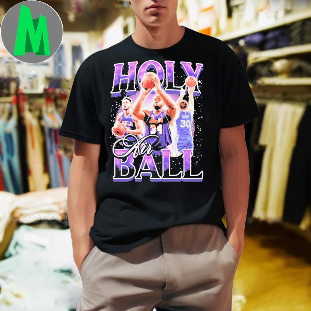 Number 34 Holy Air Ball Basketball - Adult & Kids T-Shirts, Sweatshirts & Hoodies apparel design preview 1