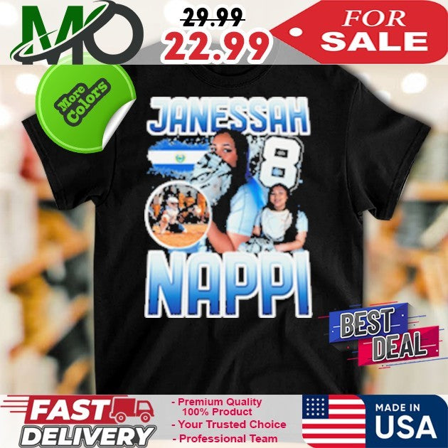 Number 8 Janessah Nappi - Adult & Kids T-Shirts, Sweatshirts & Hoodies apparel design preview 1
