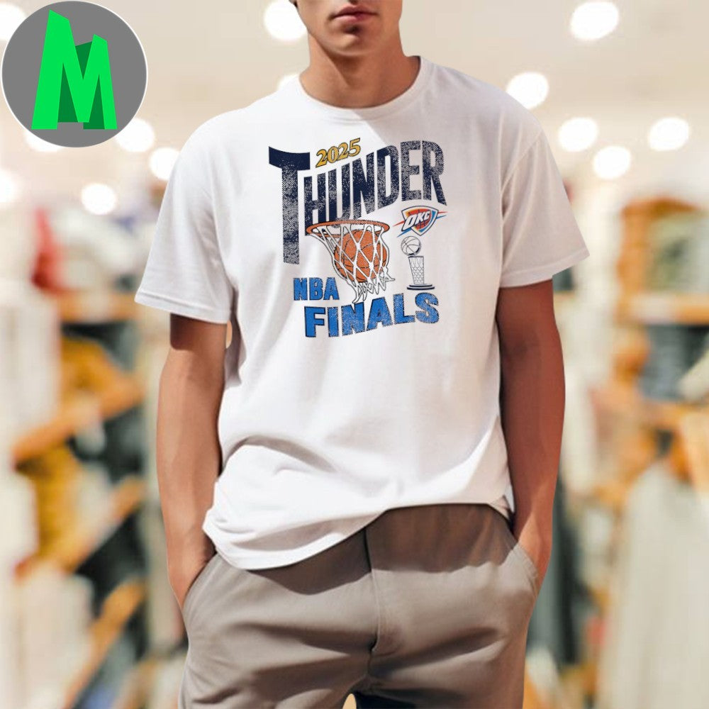 OKC Thunder 2025 NBA Finals Logo - Adult & Kids T-Shirts, Sweatshirts & Hoodies apparel design preview 1