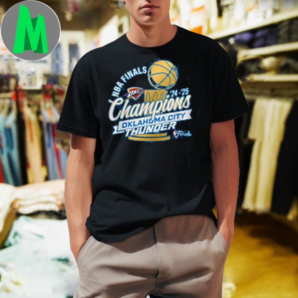 OKC Thunder 2025 NBA National Basketball Association - Adult & Kids T-Shirts, Sweatshirts & Hoodies apparel design preview 1