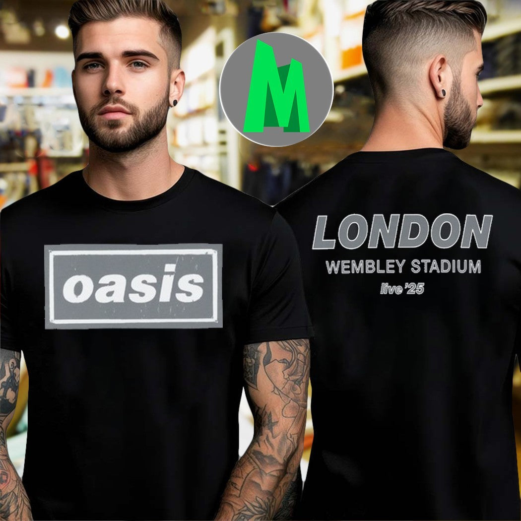 Oasis London Wembley Stadium 2572025 - Adult & Kids T-Shirts, Sweatshirts & Hoodies apparel design preview 1