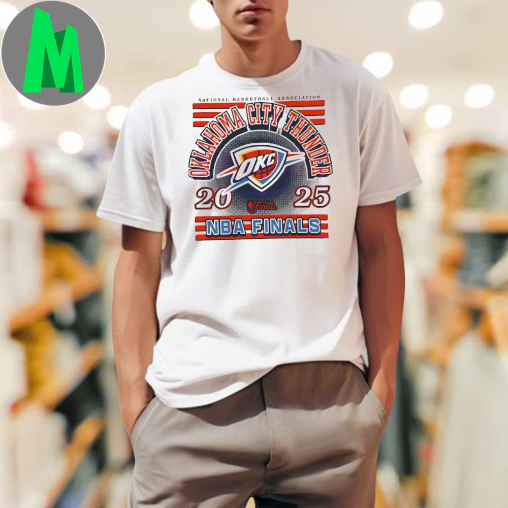 Oklahoma City Thunder 2025 NBA Finals Red White Blue - Adult & Kids T-Shirts, Sweatshirts & Hoodies apparel design preview 1