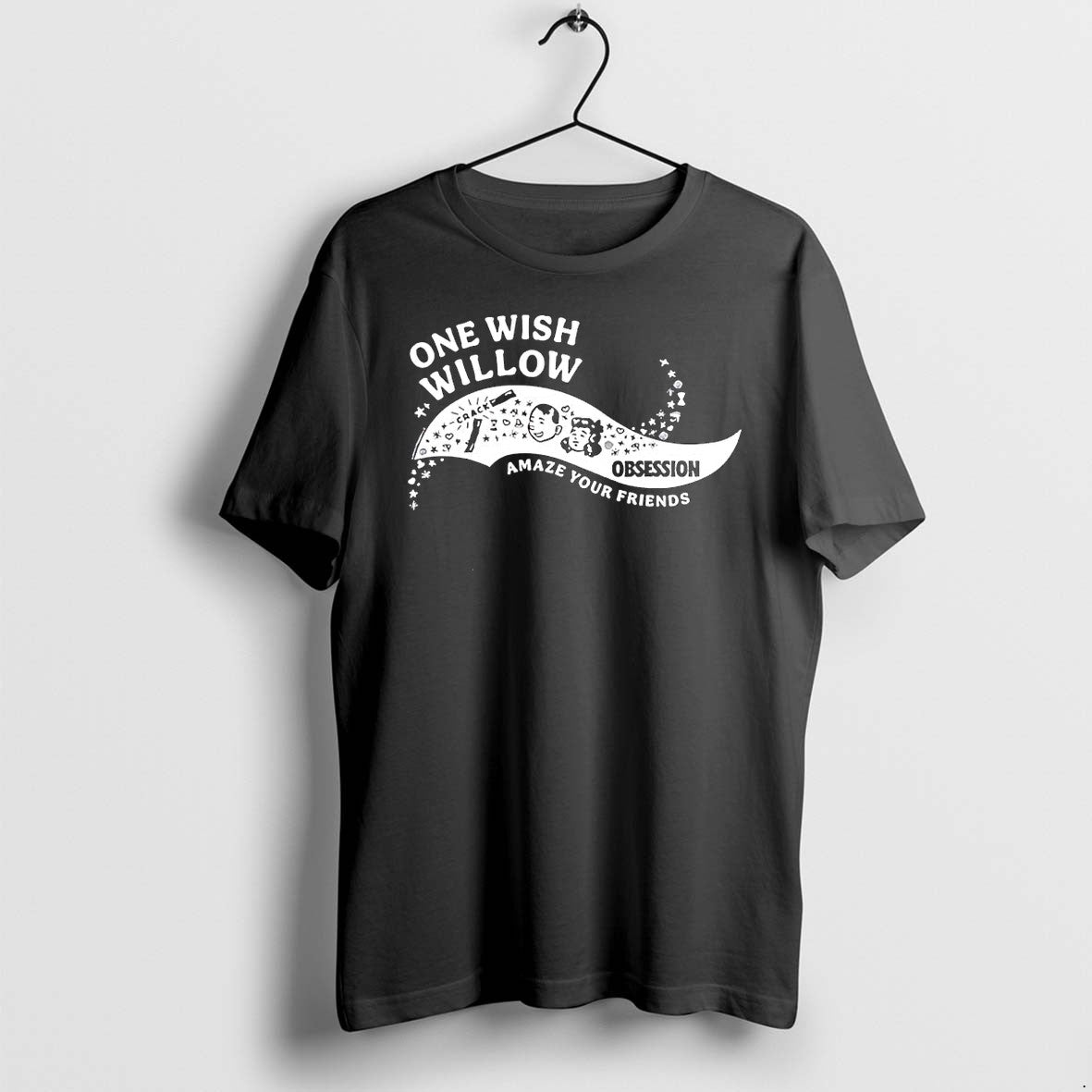 Official One Wish Willow Amaze Your Friends Cartoon - Adult & Kids T-Shirts, Sweatshirts & Hoodies apparel design preview 1
