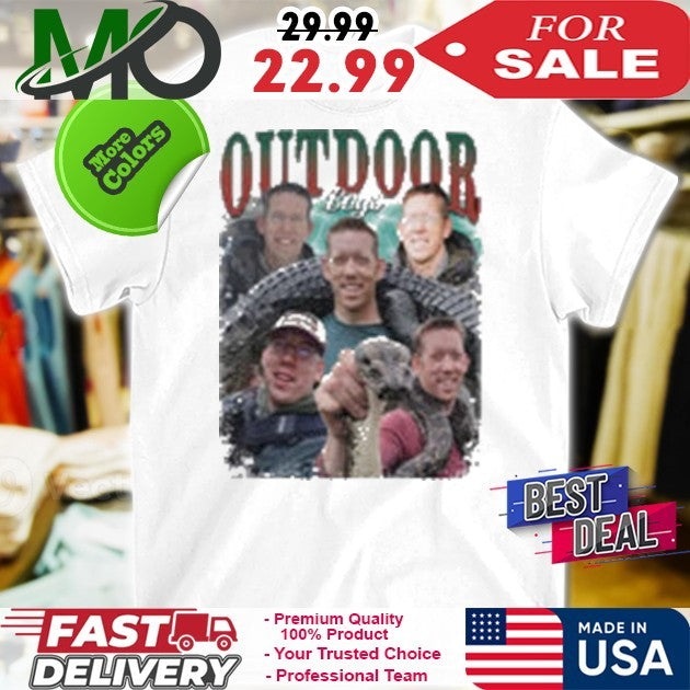 Outdoor Boys Luke Nichols Adventure Outdoors - Adult & Kids T-Shirts, Sweatshirts & Hoodies apparel design preview 1