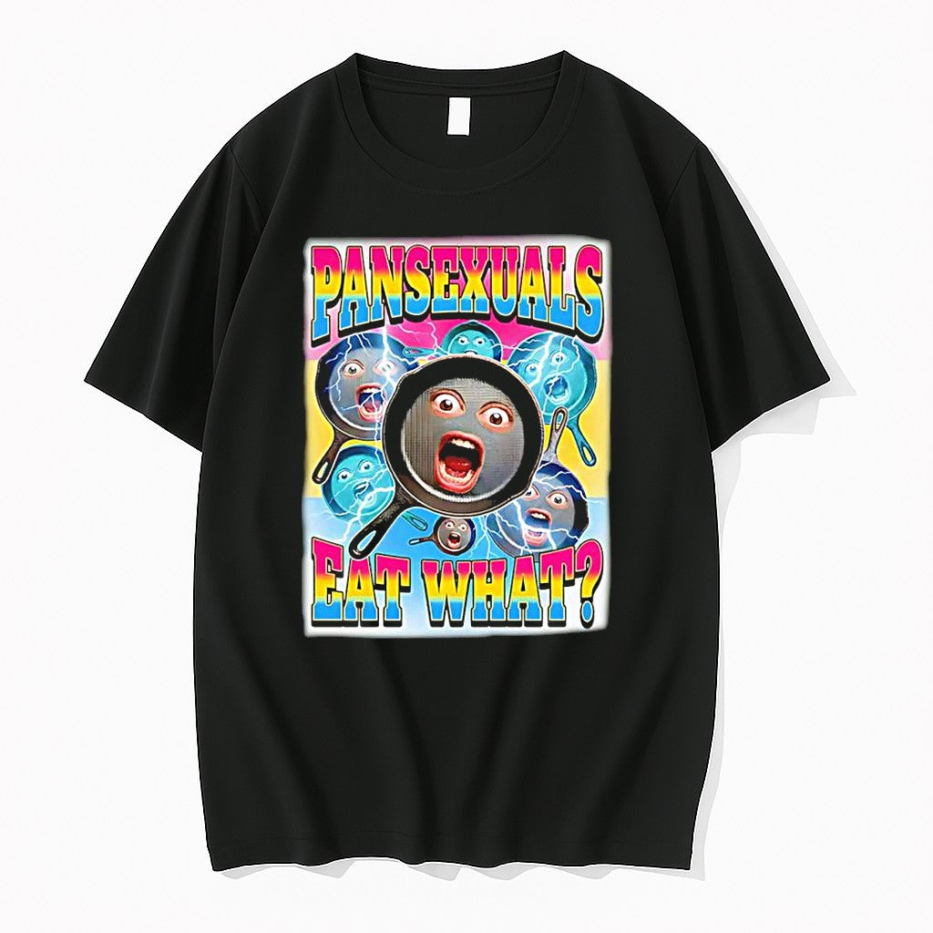 Official Pansexuals Eat What Screaming Pans Pansexual - Adult & Kids T-Shirts, Sweatshirts & Hoodies apparel design preview 1