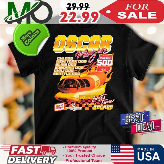 Paradise Of Flowers Oscar Mayer Weenie 500 Retro - Adult & Kids T-Shirts, Sweatshirts & Hoodies apparel design preview 1