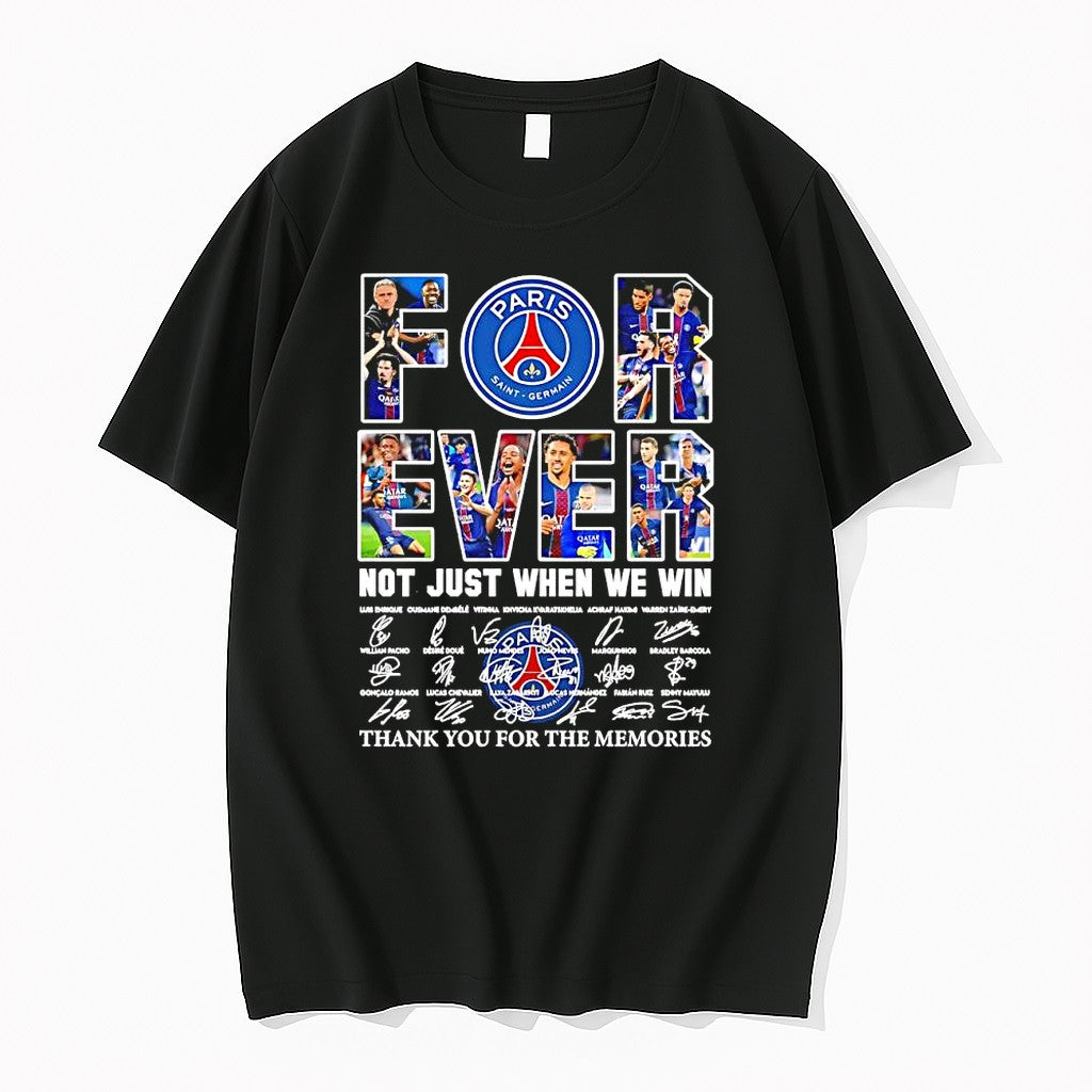 Official Paris Saint Germain For Ever Not Just When - Adult & Kids T-Shirts, Sweatshirts & Hoodies apparel design preview 1