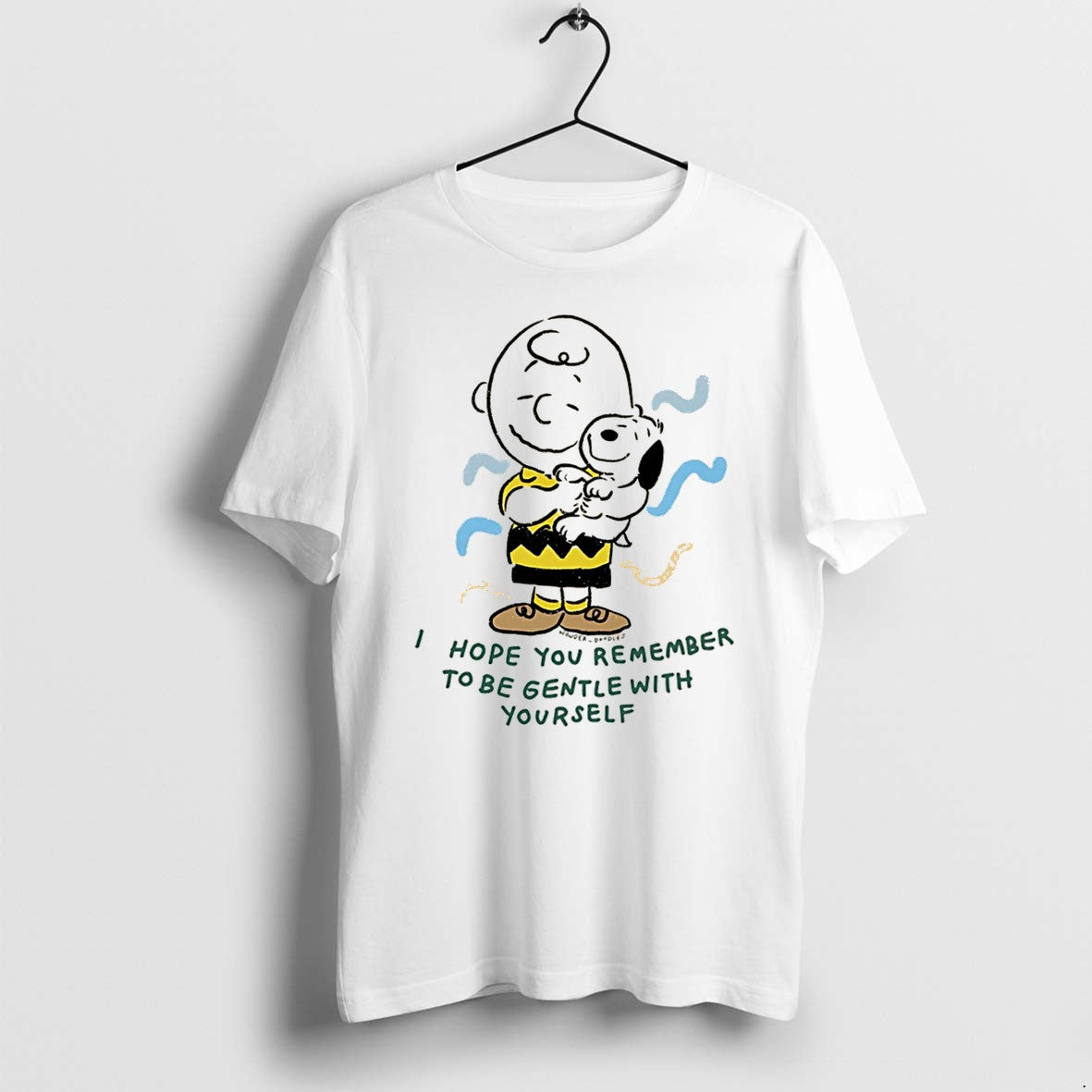 Official Peanuts I Hope You Remember To Be Gentle - Adult & Kids T-Shirts, Sweatshirts & Hoodies apparel design preview 1