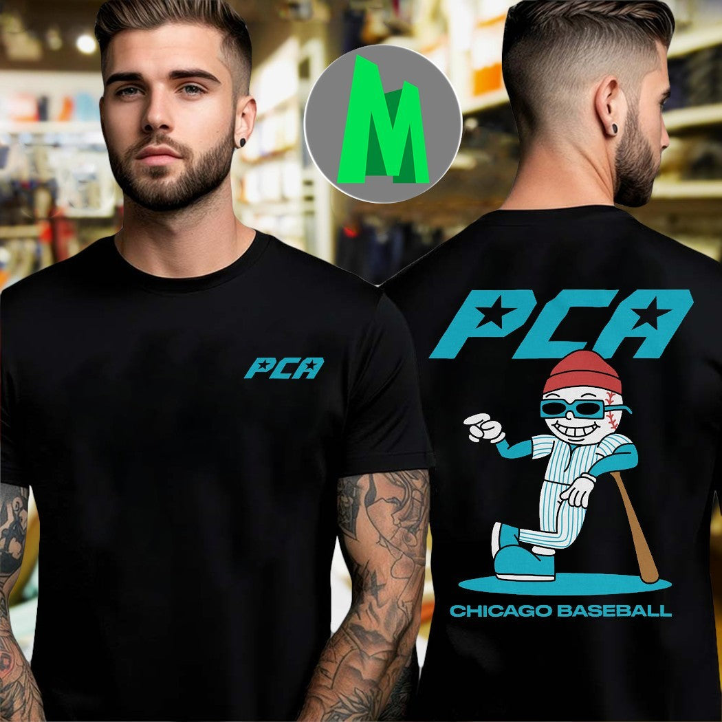 Pete Crow-Armstrong (PCA) Chicago Baseball Cartoon - Adult & Kids T-Shirts, Sweatshirts & Hoodies apparel design preview 1