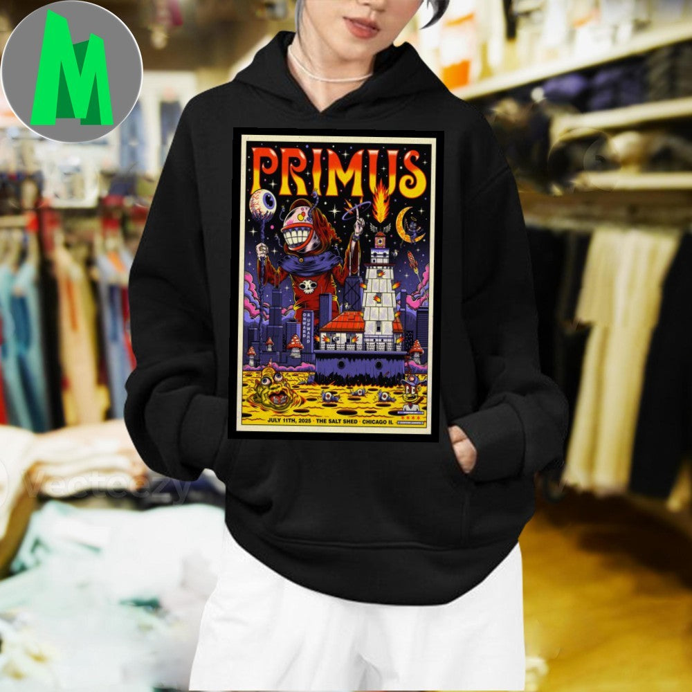 Poster The Salt Shed. Chicago, IL July 11, 2025 - Adult & Kids T-Shirts, Sweatshirts & Hoodies apparel design preview 1