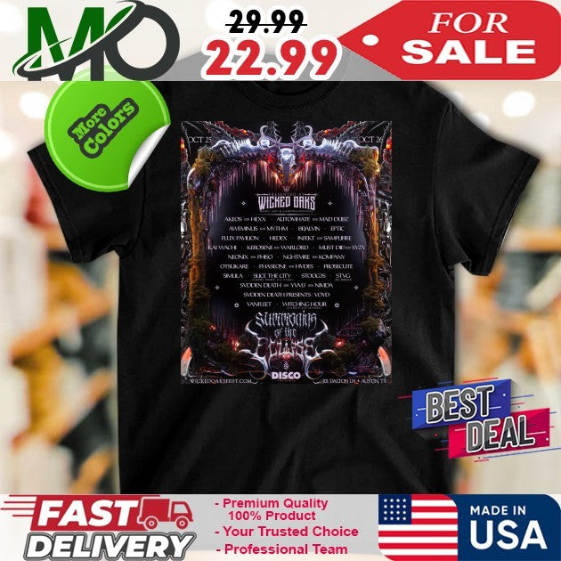 Presented At Wicked Daks Music Art And Camping - Adult & Kids T-Shirts, Sweatshirts & Hoodies apparel design preview 1