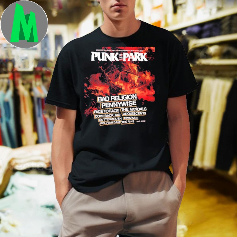 Punk In The Park Boston Merch Festival At Palladium - Adult & Kids T-Shirts, Sweatshirts & Hoodies apparel design preview 1