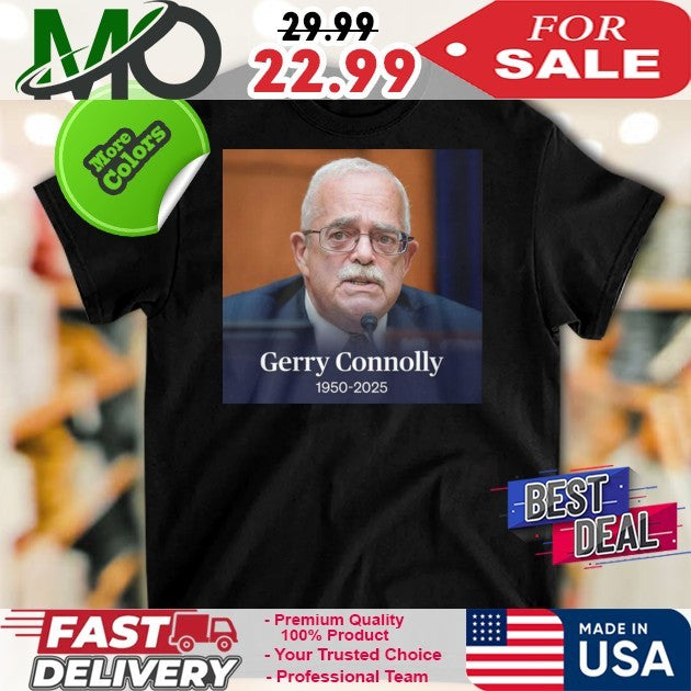 RIP Virginia Rep. Gerry Connolly 1950-2025 - Adult & Kids T-Shirts, Sweatshirts & Hoodies apparel design preview 1