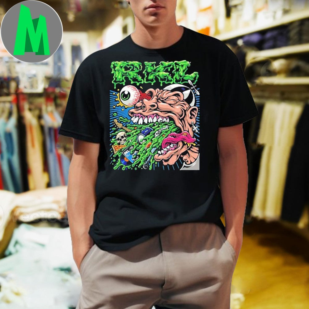 RKL Rich Kids On LSD Vomit Punk Rock Graphic - Adult & Kids T-Shirts, Sweatshirts & Hoodies apparel design preview 1