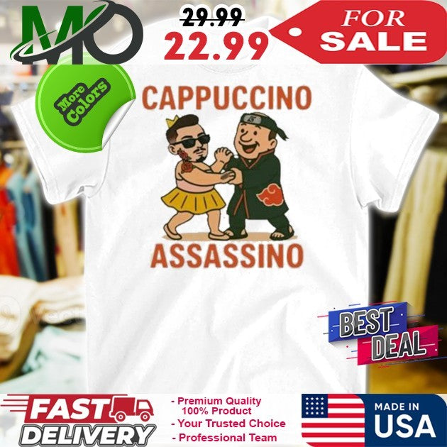 Rawly Cappuccino Assassino - Adult & Kids T-Shirts, Sweatshirts & Hoodies apparel design preview 1