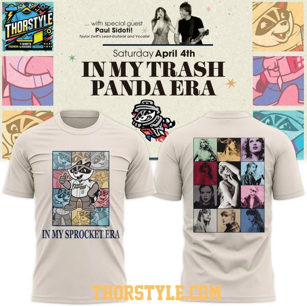 Rocket City Trash Panda x Taylor 2026 Sprocket Era - Adult & Kids T-Shirts, Sweatshirts & Hoodies apparel design preview 1