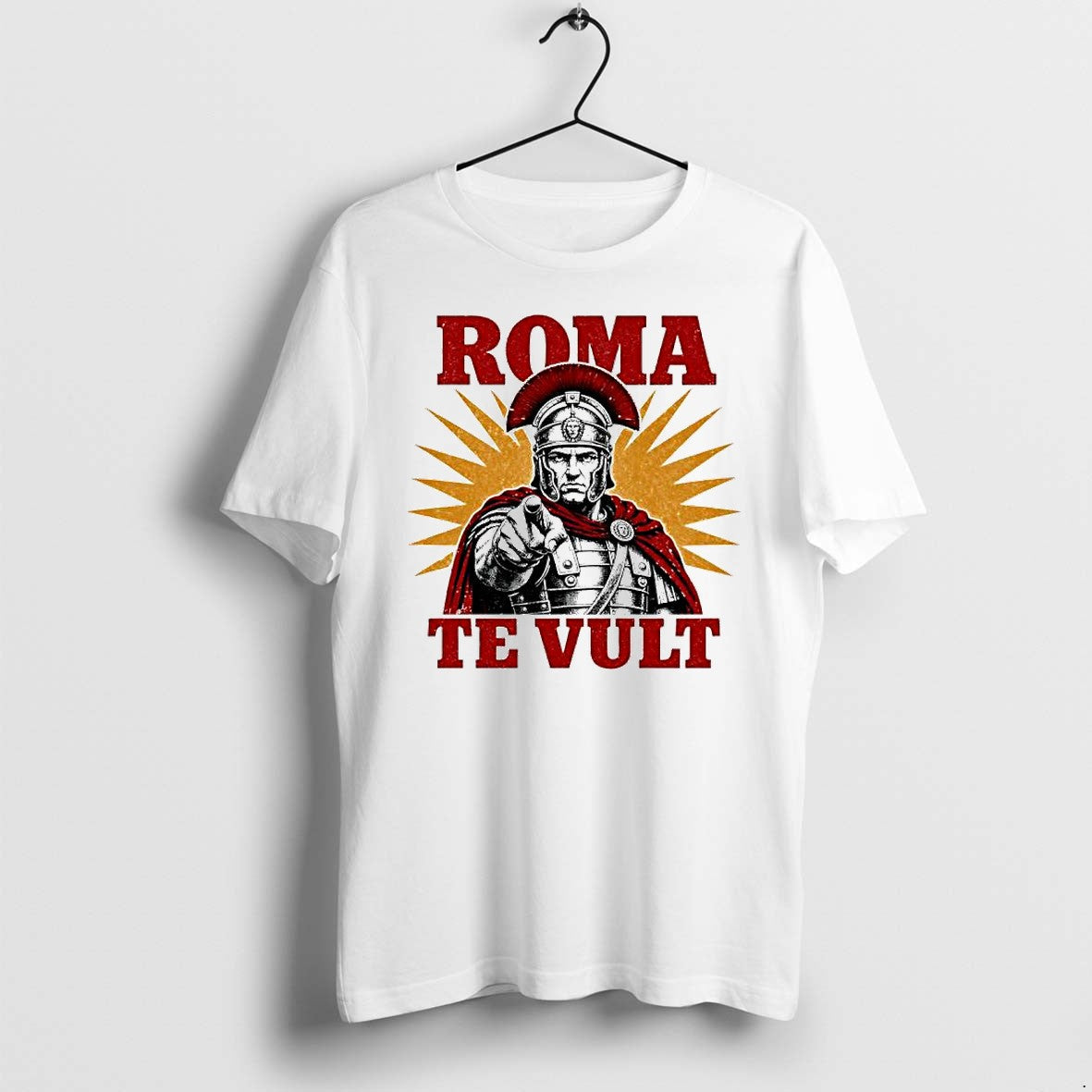 Official Roman Centurion Soldier Roma Te Vult Ancient - Adult & Kids T-Shirts, Sweatshirts & Hoodies apparel design preview 1