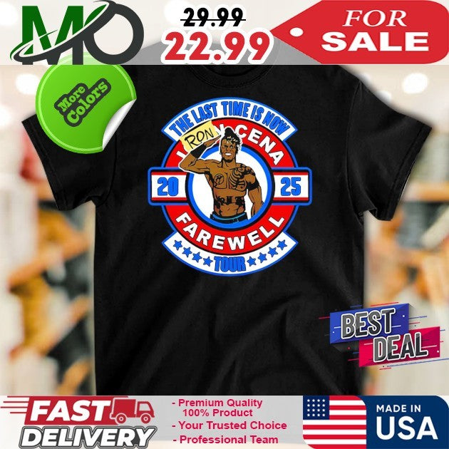 Ron Cena The Last Time Is Now Farewell Tour 2025 - Adult & Kids T-Shirts, Sweatshirts & Hoodies apparel design preview 1