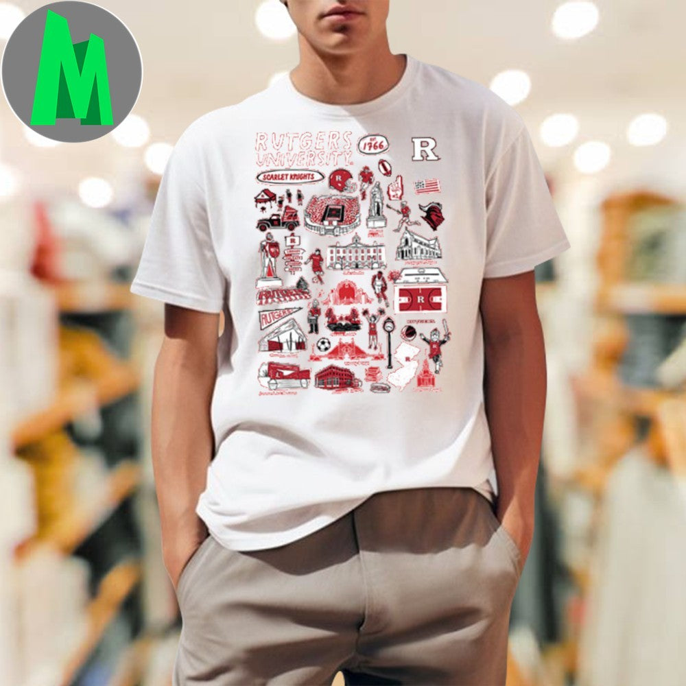 Rutgers University Scarlet Knights Youth Graphic - Adult & Kids T-Shirts, Sweatshirts & Hoodies apparel design preview 1