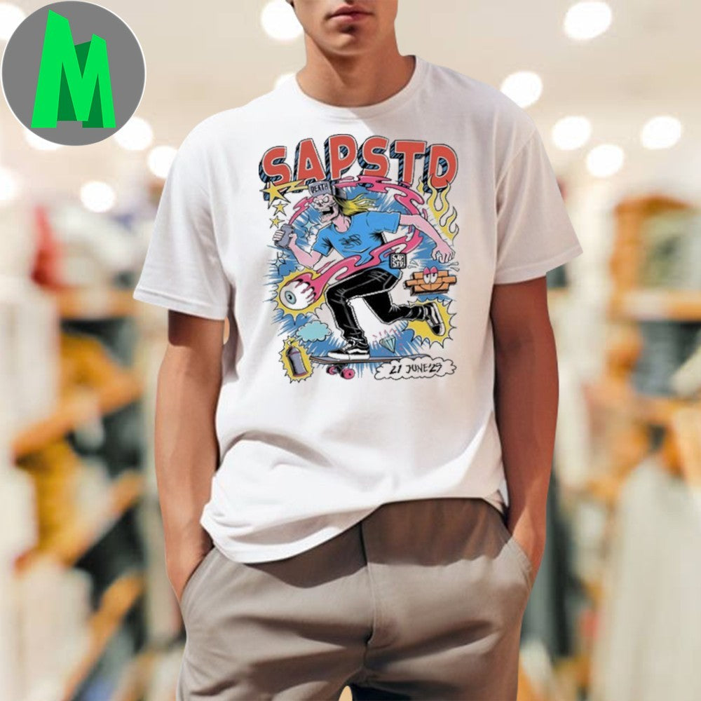 SAPSTD Go Skateboarding Day June 21, 2025 Graphic - Adult & Kids T-Shirts, Sweatshirts & Hoodies apparel design preview 1