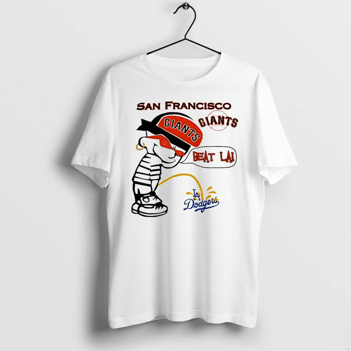 Official San Francisco Giants Mascot Beat La Jpg - Adult & Kids T-Shirts, Sweatshirts & Hoodies apparel design preview 1