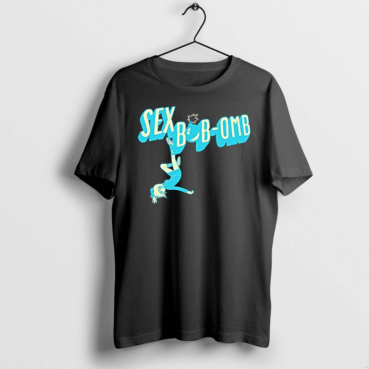 Official Sex Bob Omb Ramona Flowers Scott Pilgrim - Adult & Kids T-Shirts, Sweatshirts & Hoodies apparel design preview 1