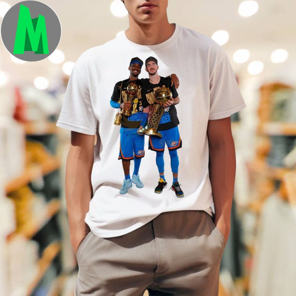 Shai Gilgeous Alexander Alex Caruso 2025 Nba - Adult & Kids T-Shirts, Sweatshirts & Hoodies apparel design preview 1