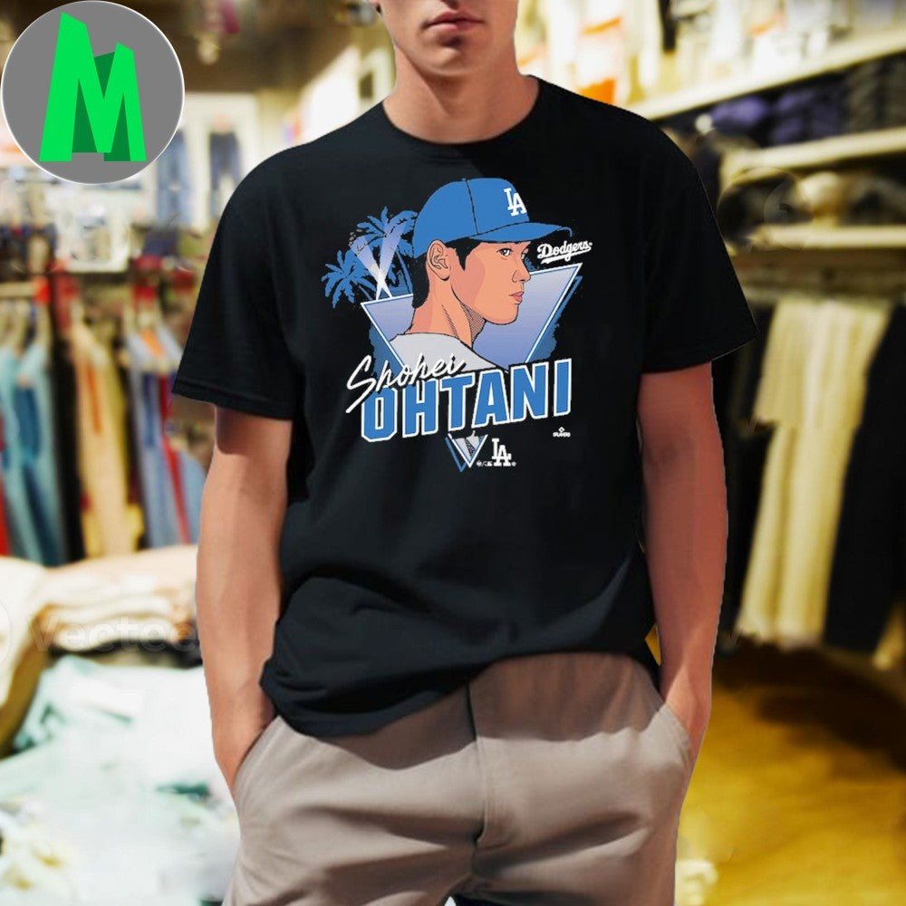 Shohei Ohtani Los Angeles Dodgers Caricature Fan - Adult & Kids T-Shirts, Sweatshirts & Hoodies apparel design preview 1