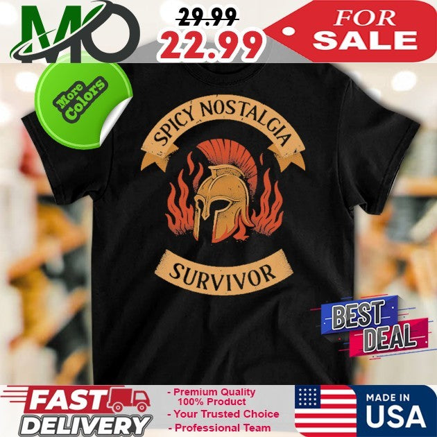 Spicy Nostalgia Survivor - Adult & Kids T-Shirts, Sweatshirts & Hoodies apparel design preview 1