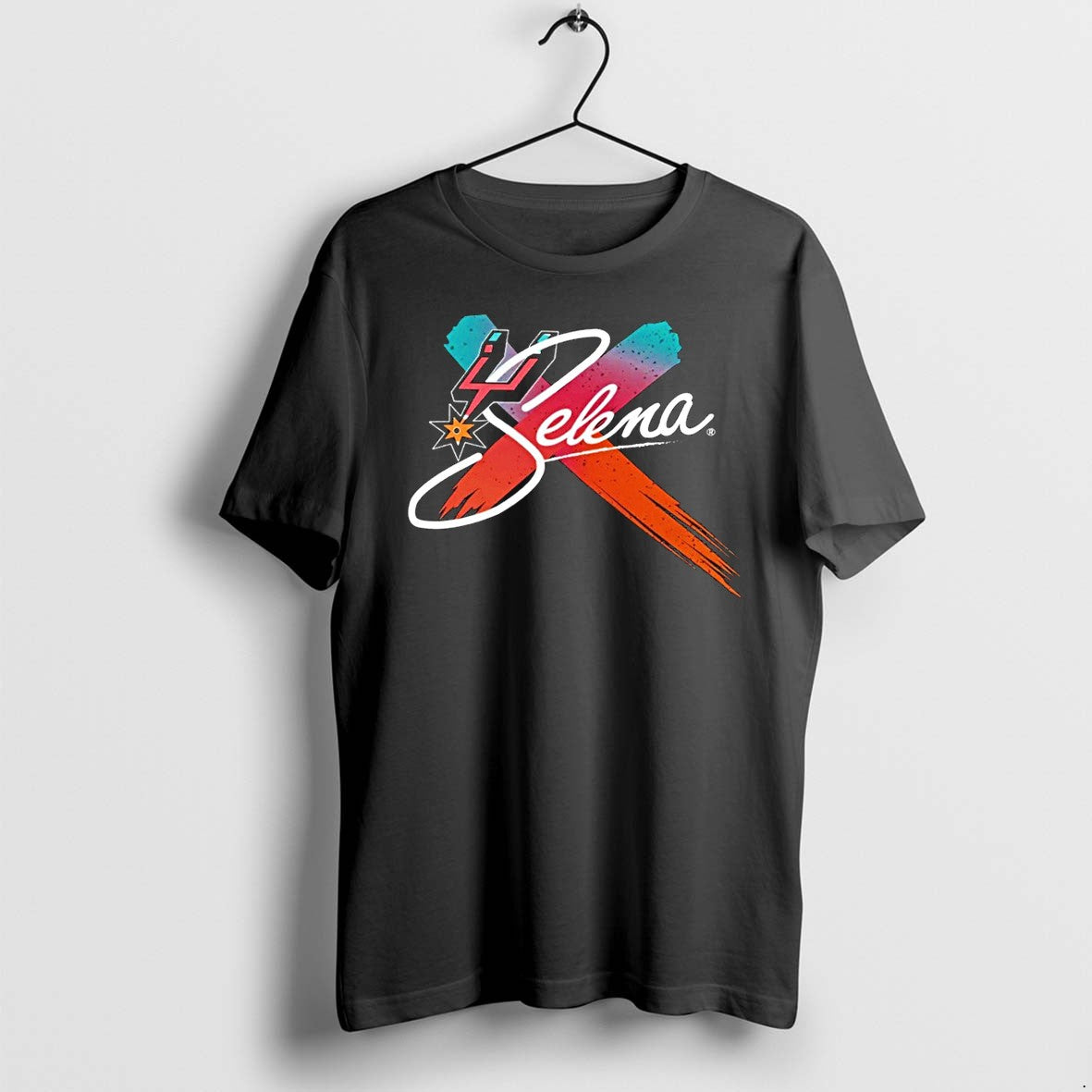Official Spurs Selena Basketball Mixed Logo Jpg - Adult & Kids T-Shirts, Sweatshirts & Hoodies apparel design preview 1