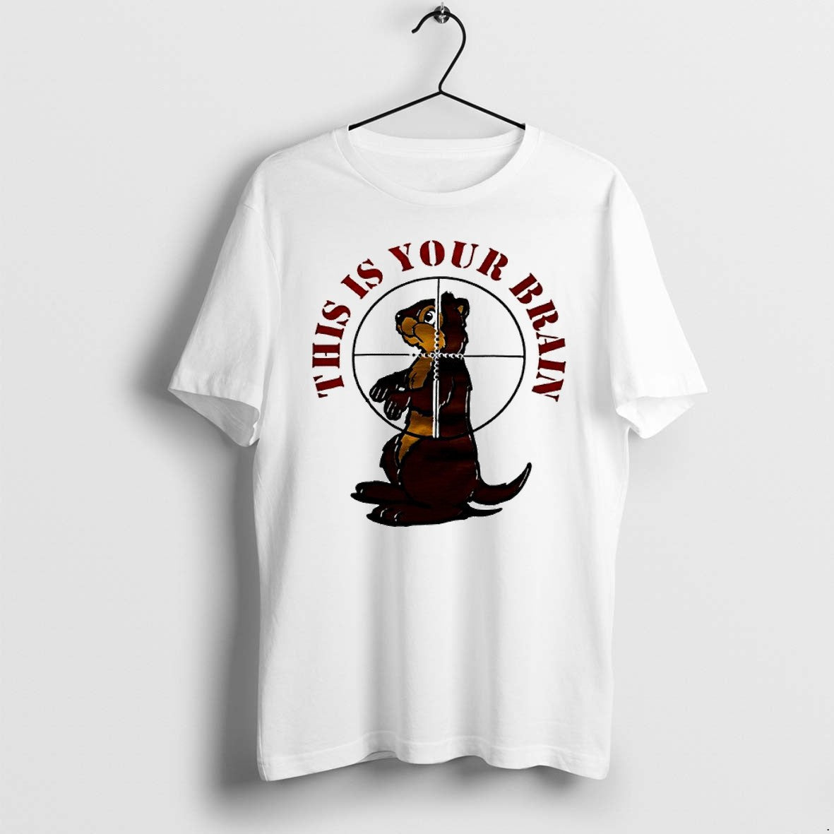Official Squirrel This Is Your Brain Jpg - Adult & Kids T-Shirts, Sweatshirts & Hoodies apparel design preview 1