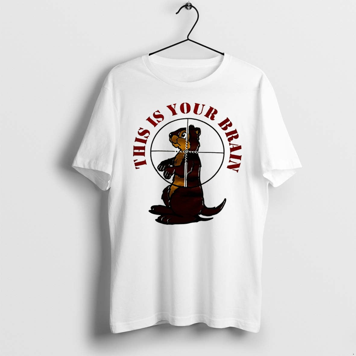 Official Squirrel This Is Your Brain Jpg - Adult & Kids T-Shirts, Sweatshirts & Hoodies apparel design preview 1