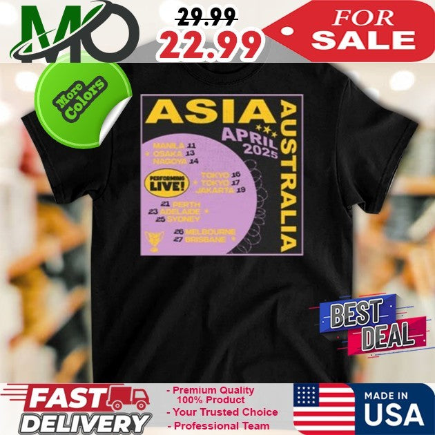 State Champs Aus Asia Tour - Adult & Kids T-Shirts, Sweatshirts & Hoodies apparel design preview 1