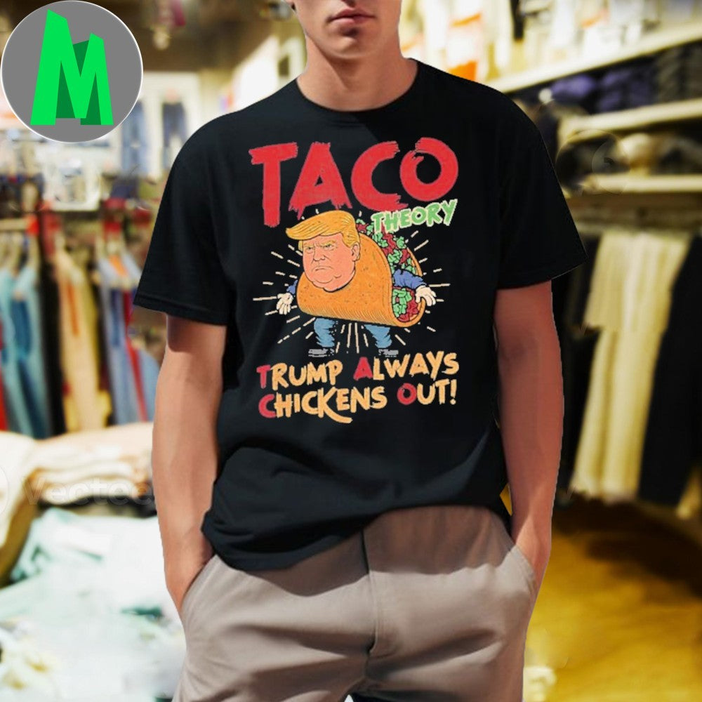 TACO THEORY Donald Trump Political Funny Chickens Out - Adult & Kids T-Shirts, Sweatshirts & Hoodies apparel design preview 1