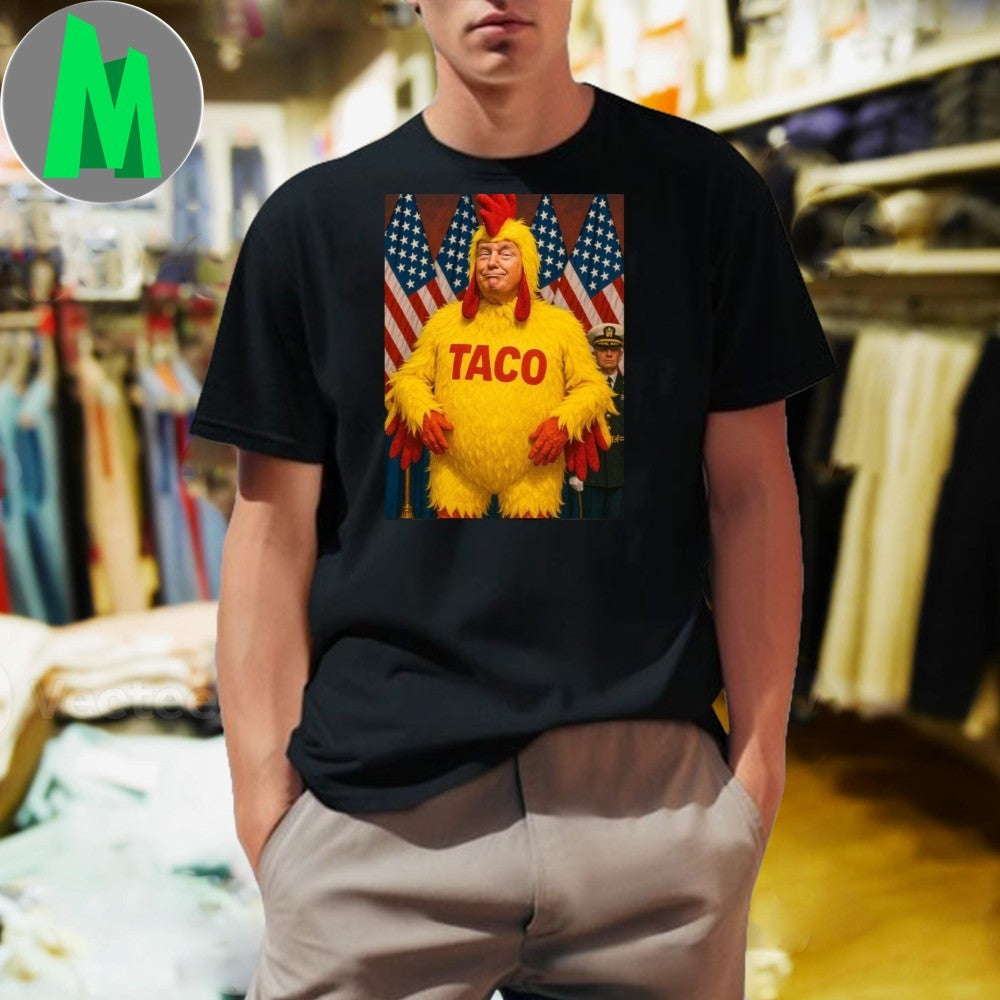 TACO Trump Always Chickens Out Political Humor - Adult & Kids T-Shirts, Sweatshirts & Hoodies apparel design preview 1