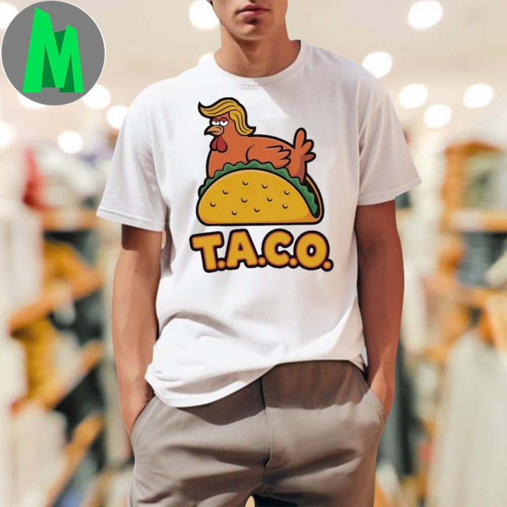 TACO Trump Always Chickens Out - Adult & Kids T-Shirts, Sweatshirts & Hoodies apparel design preview 1