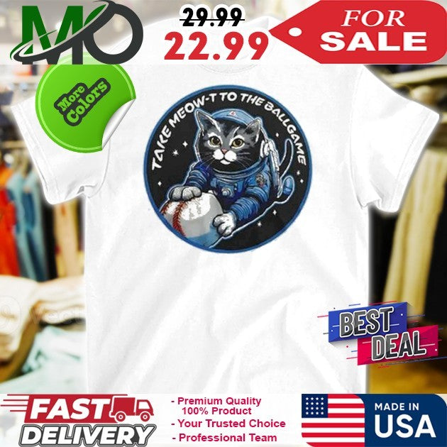 Take Meow-T To The Ballgame Rocket City Trash Pandas - Adult & Kids T-Shirts, Sweatshirts & Hoodies apparel design preview 1