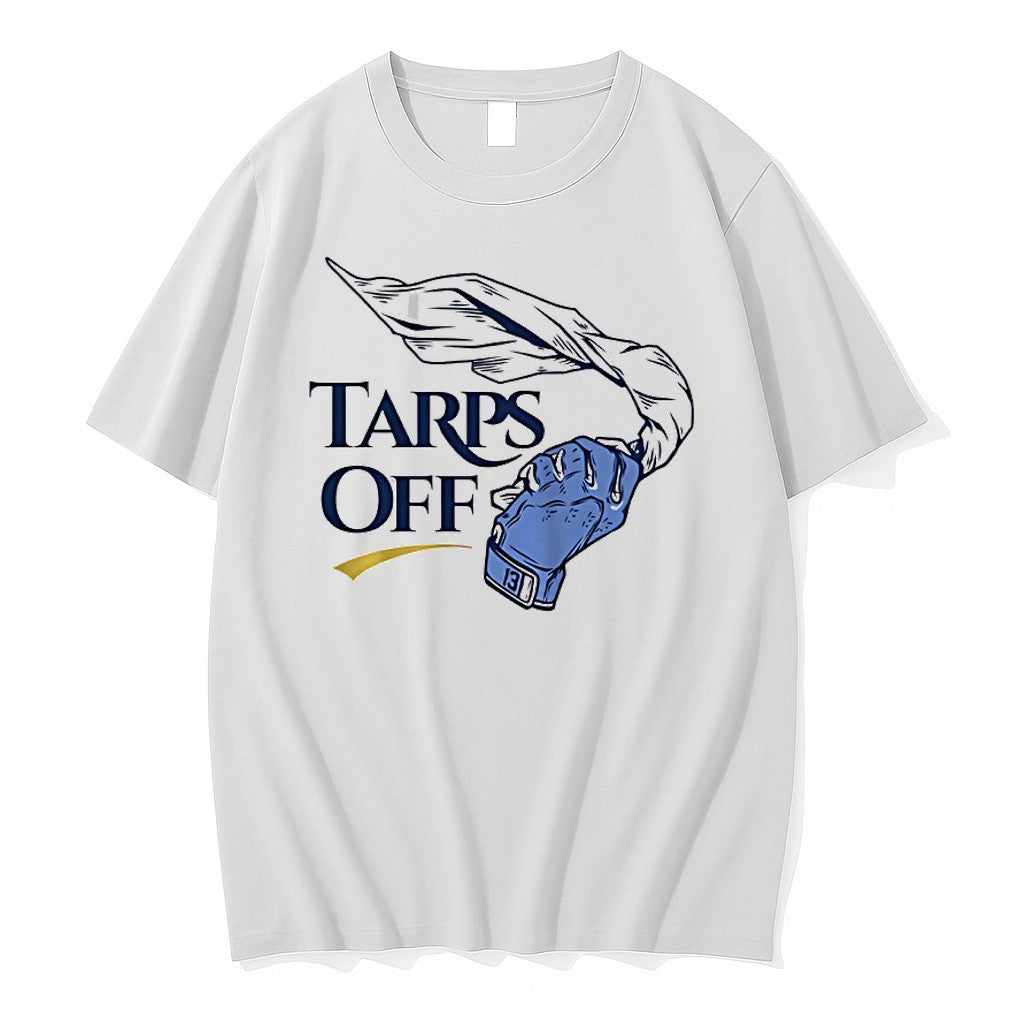 Official Tampa Bay Baseball Tarps Off Jpg - Adult & Kids T-Shirts, Sweatshirts & Hoodies apparel design preview 1